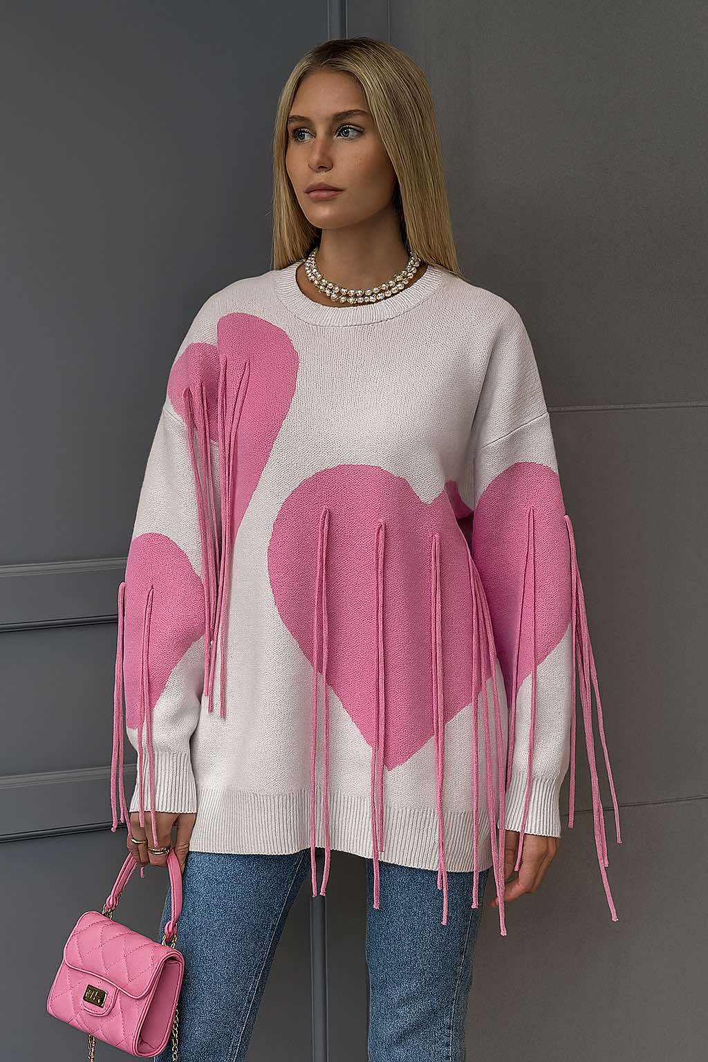 Дамски пуловер Heartstrings FW 2026-Thedresscode