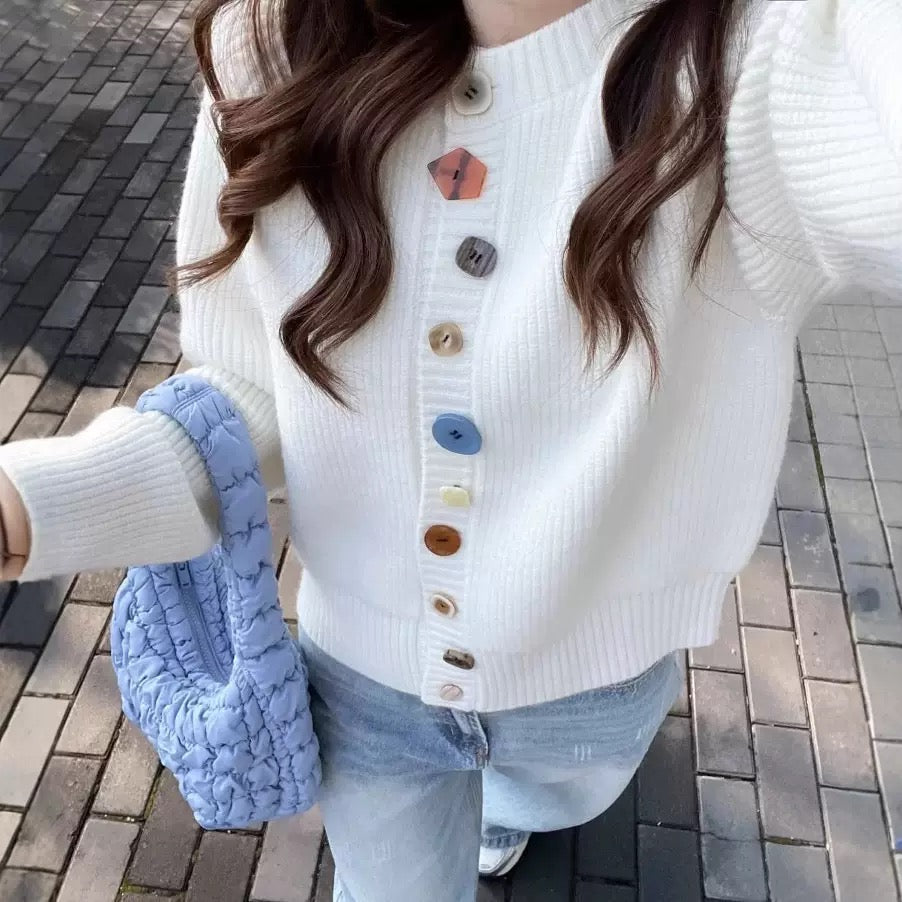 Дамска жилетка Candy Button SS27
