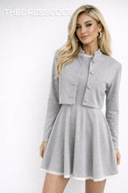 Дамска рокля + жилетка Grey Élise SS26