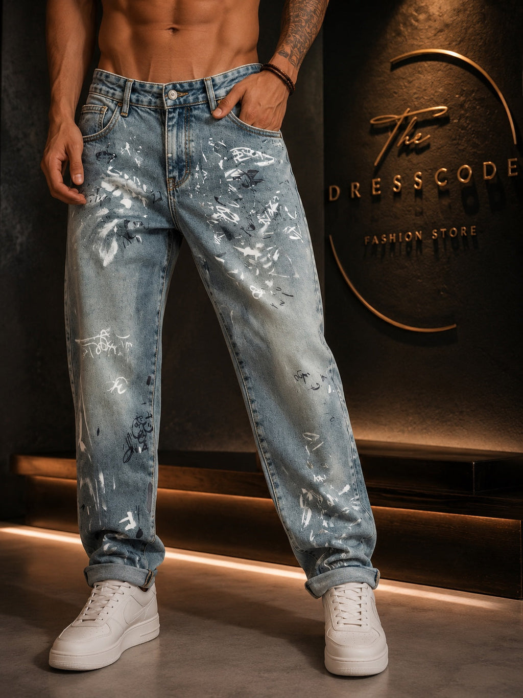 Мъжки дънки STREET CODE SS27
