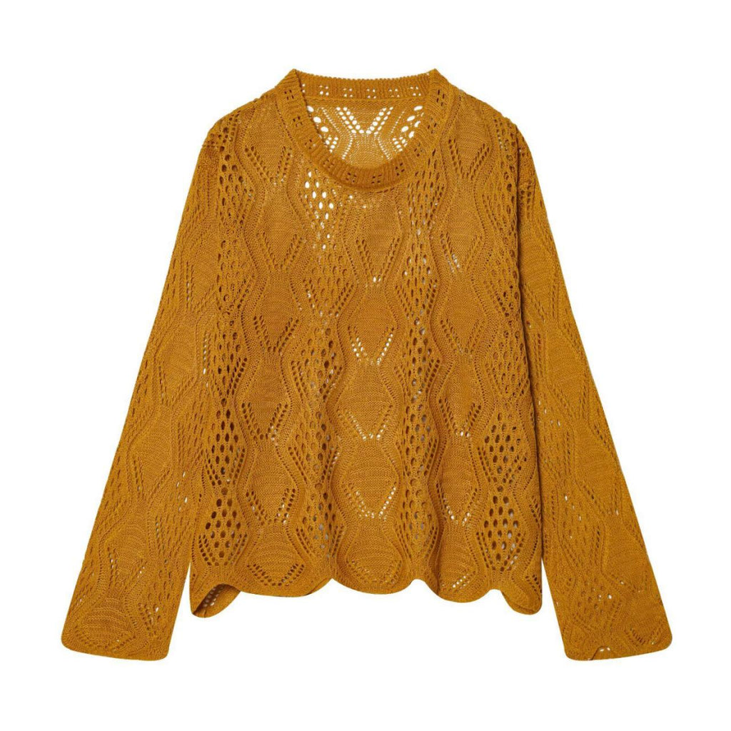 Дамски пуловер Lina Mustard SS27