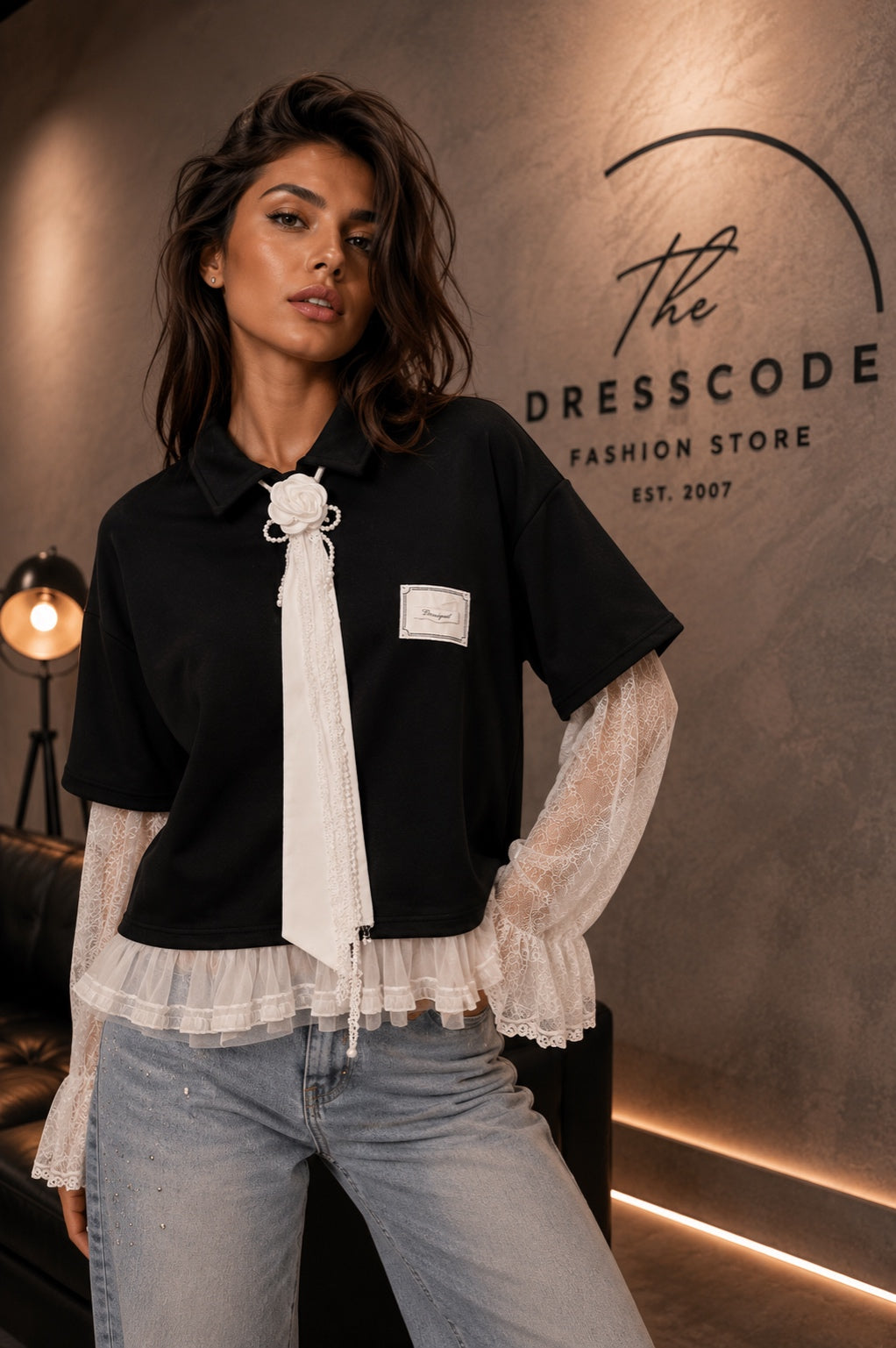 Дамска блуза ROSETTE LACE SS27