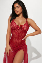 Дантелена рокля Red Lace Lingerie SS25-Дантелена рокля Red Lace Lingerie-Thedresscode