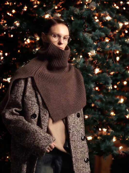 Дамски плетен шал/пуловер 24'-Дамски плетен шал/пуловер 24'-Thedresscode