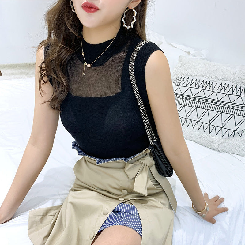 Дамски плетен топ Noir Grace **SALE 25**-Thedresscode