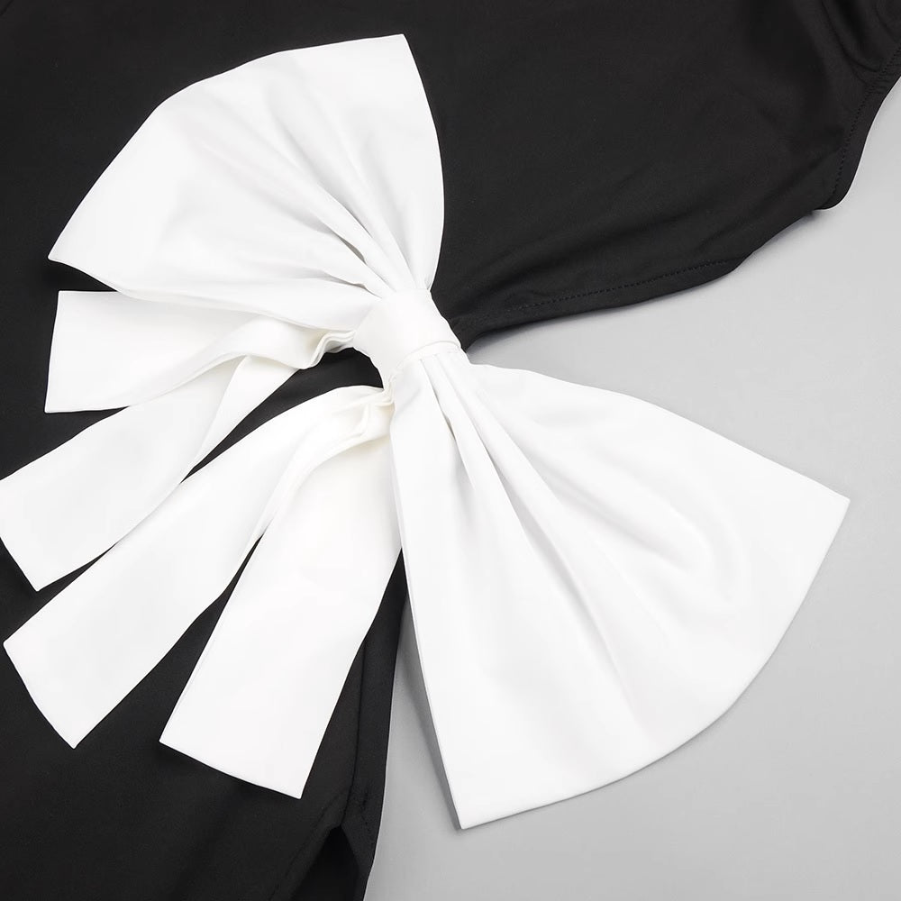 Дамска елегантна рокля White Ribbon 24'-Дамска елегантна рокля White Ribbon 24'-Thedresscode