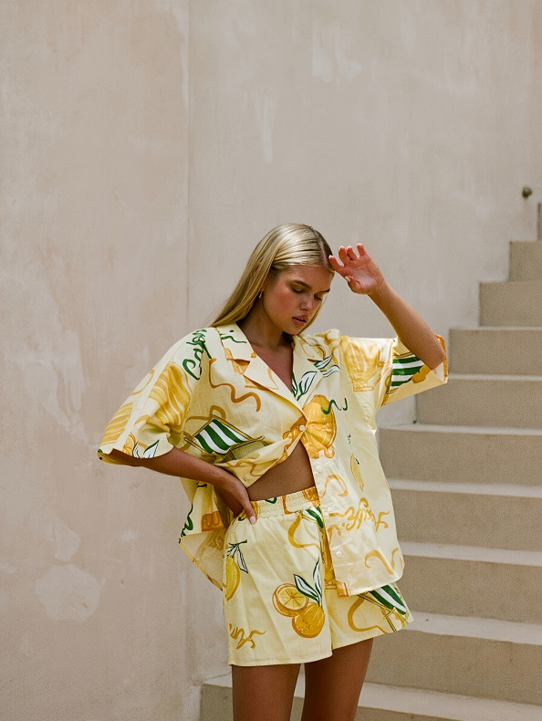 Дамски комплект Lemon Vibes SS25