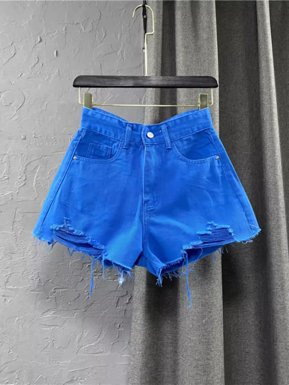 Дамски дънкови къси панталони Candy Color 24'-Clothing-Thedresscode