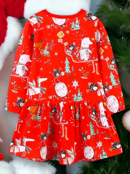 Детска рокля Funny Christmas 24'-Детска рокля Funny Christmas 24'-Thedresscode