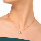 Дамско колие с висулка Gold Crown 24'-Дамско колие с висулка Gold Crown 24'-Thedresscode