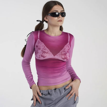 Дамска блуза lace 3D bra 24'-Дамска блуза lace 3D bra 24'-Thedresscode