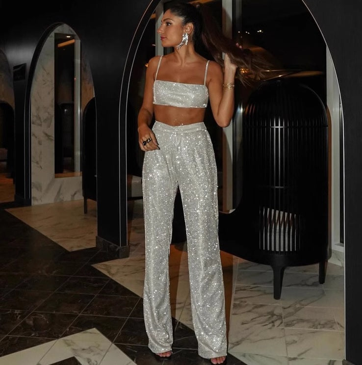 Дамски комплект White Glitter FW 2026-Дамски комплект White Glitter 24'-Thedresscode