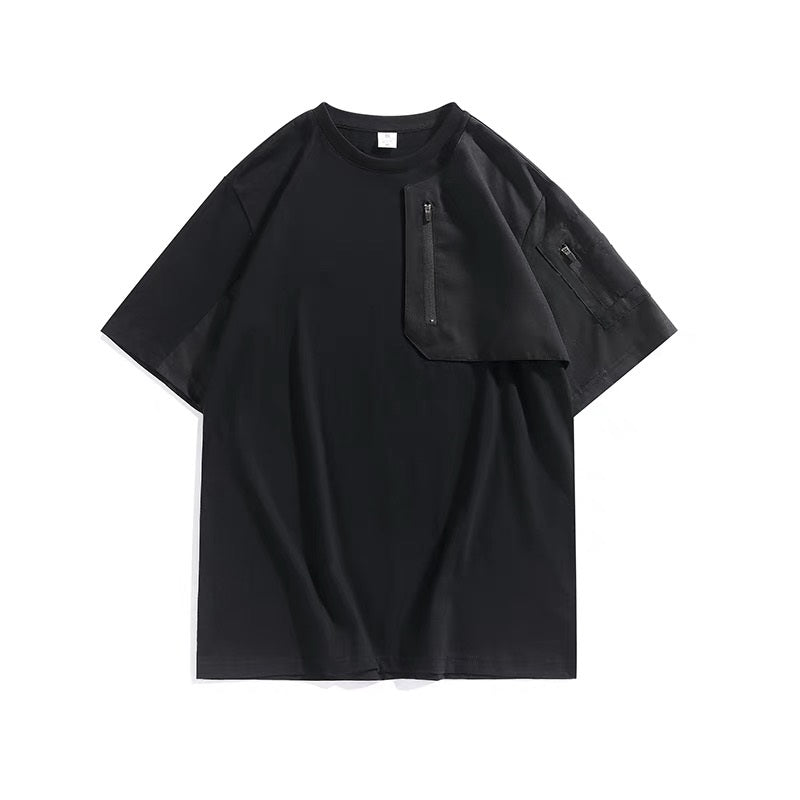 Мъжка тениска Black Block Zipper 24'-Мъжка тениска Black Block Zipper 24'-Thedresscode