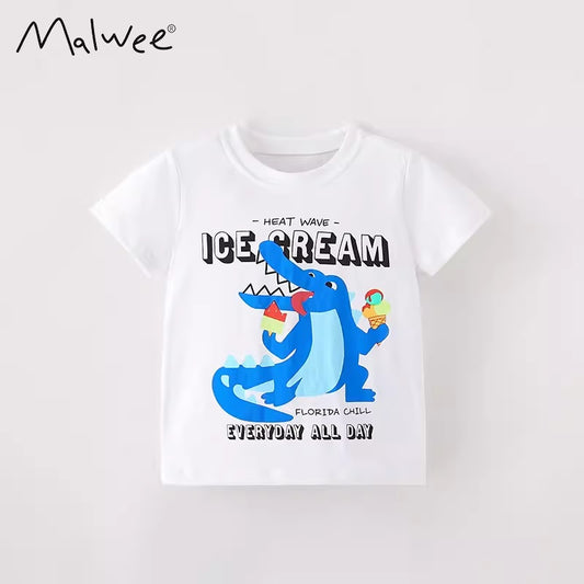 Детска тениска Ice Cream Crocodile 24'-Детска тениска Ice Cream Crocodile 24'-Thedresscode