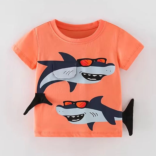 Детска тениска 3D Shark 24'-Детска тениска 3D Shark 24'-Thedresscode