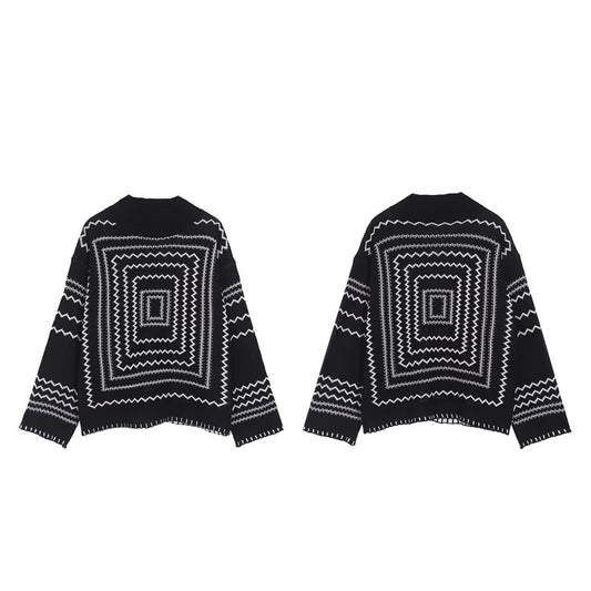 Дамски пуловер Geometric 24'-Дамски пуловер Geometric 24'-Thedresscode