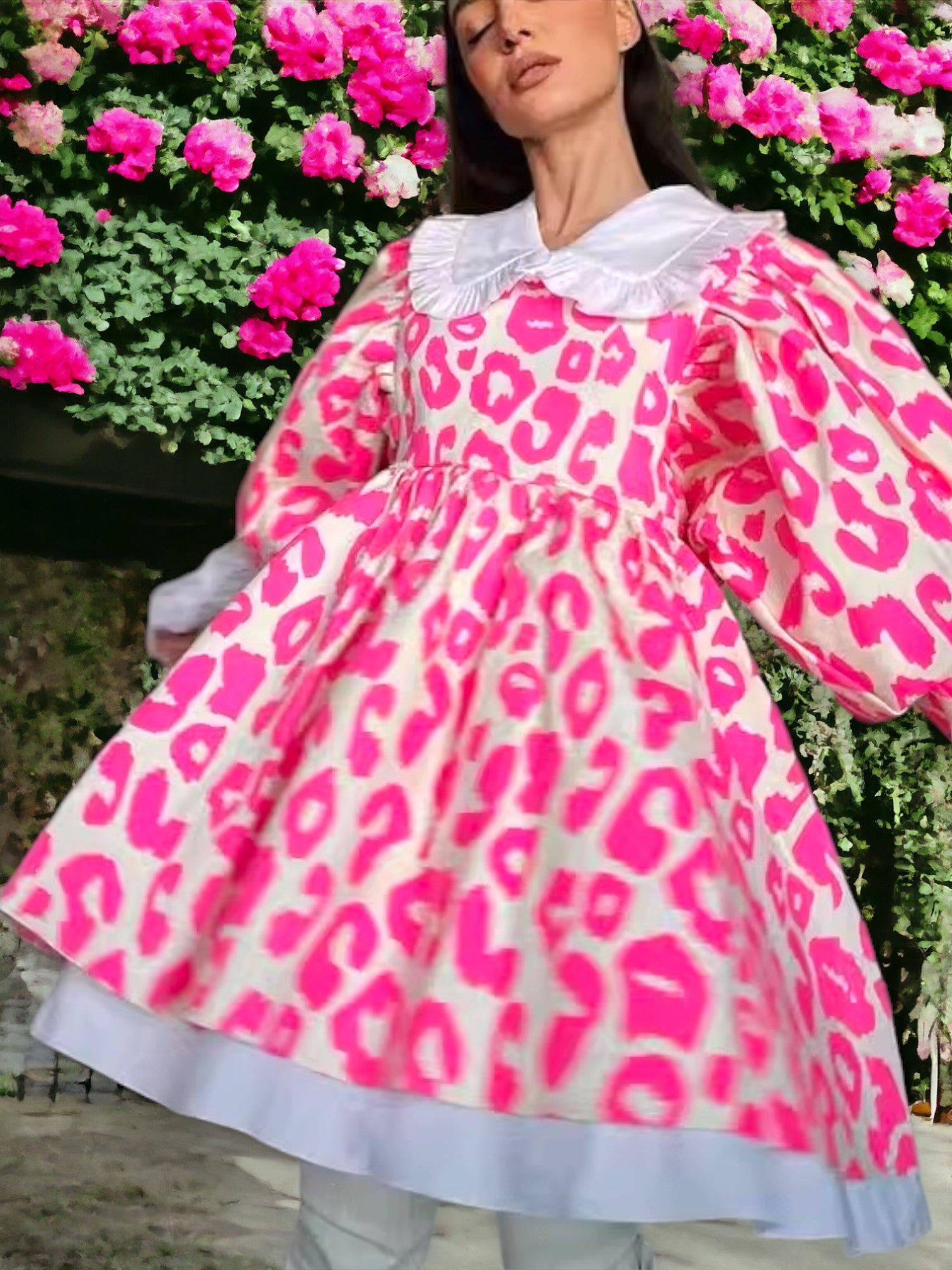 Дамска рокля Colored Leopard 24'-Дамска рокля Colored Leopard 24'-Thedresscode