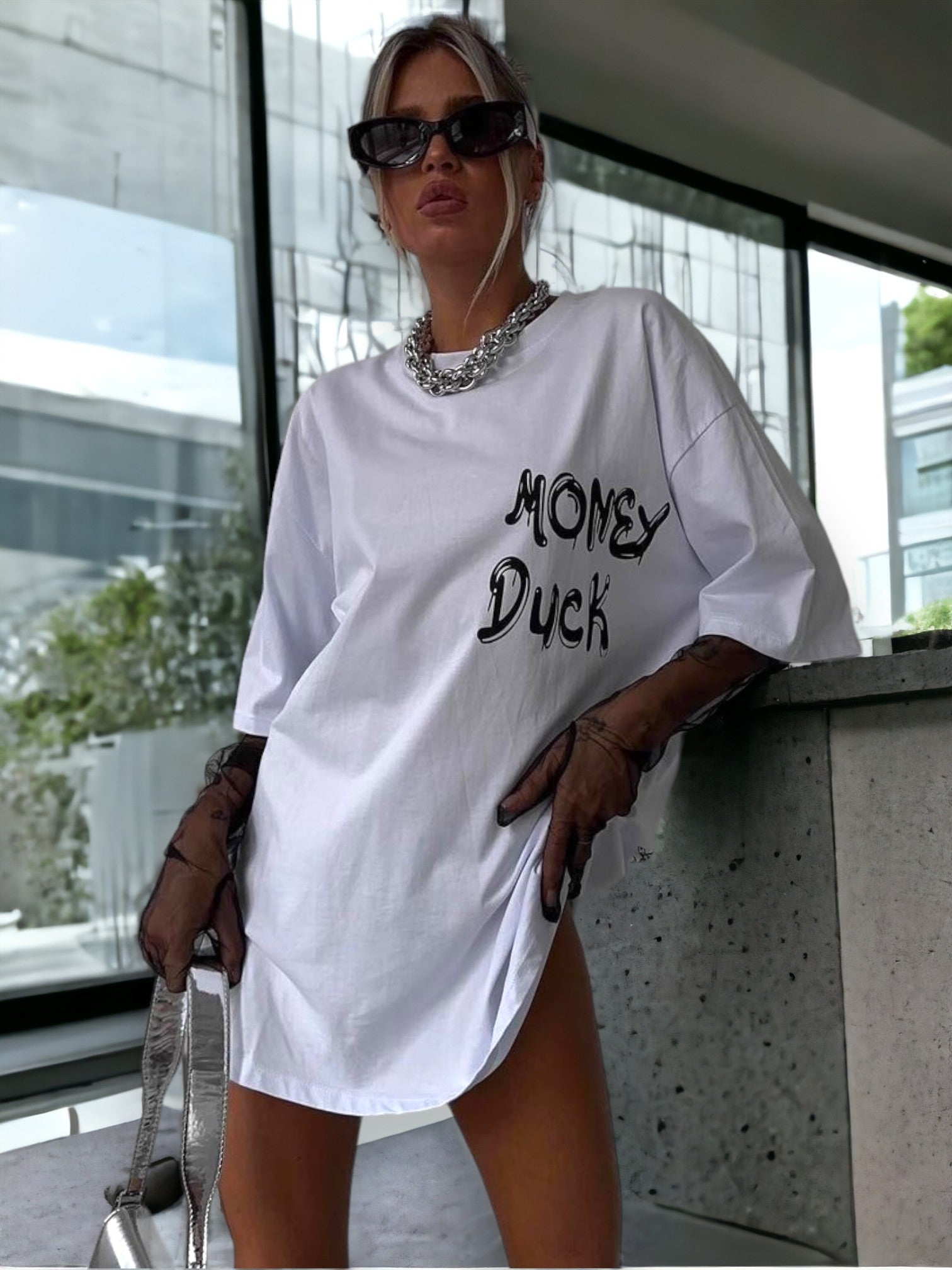 Дамска тениска Money Duck 24'-Дамска тениска Money Duck 24'-Thedresscode