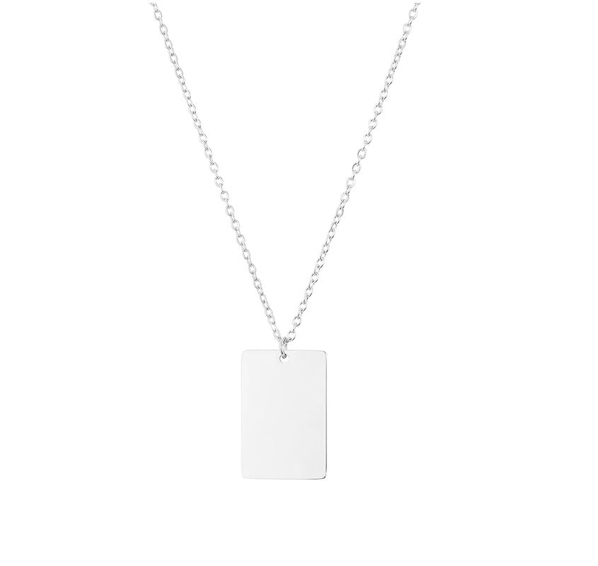 Дамско колие с квадратна висулка 24'-Дамско колие с квадратна висулка 24'-Thedresscode