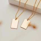 Дамско колие с квадратна висулка 24'-Дамско колие с квадратна висулка 24'-Thedresscode