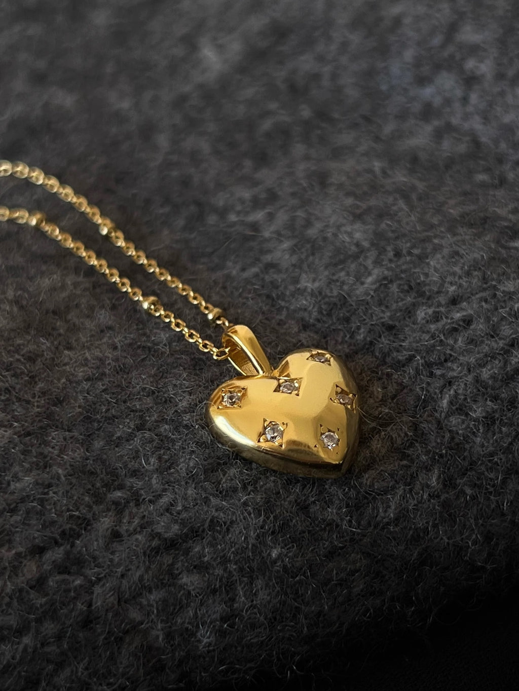 Дамско сребърно колие Diamond Heart 24'-Дамско сребърно колие Diamond Heart 24'-Thedresscode