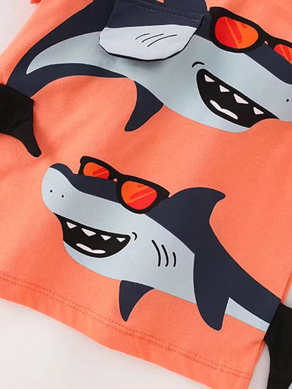Детска тениска 3D Shark 24'-Детска тениска 3D Shark 24'-Thedresscode