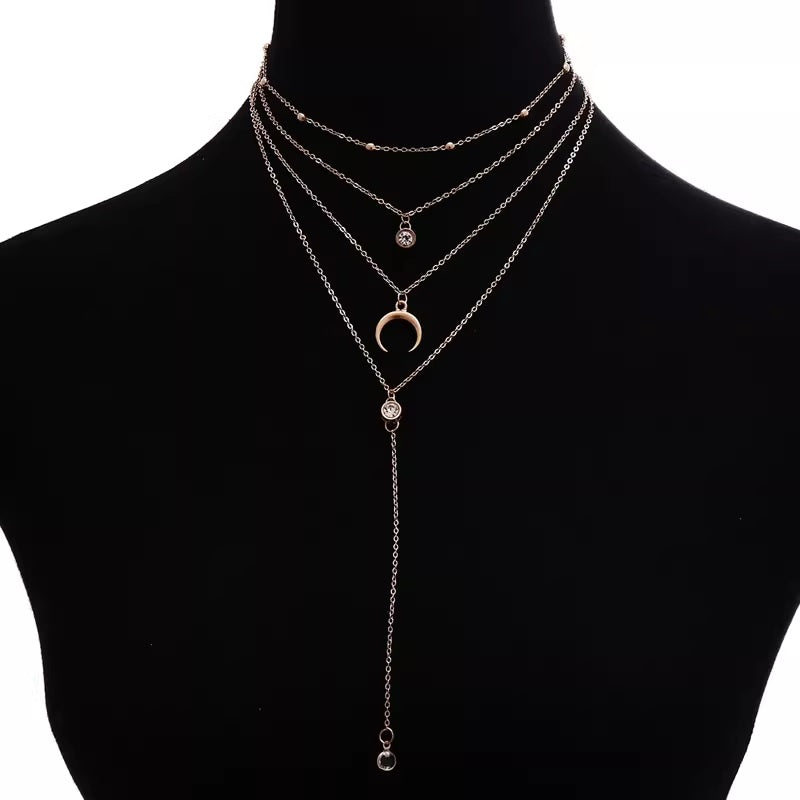 Дамско многослойно колие Tenderness 24'-Дамско многослойно колие Tenderness 24'-Thedresscode