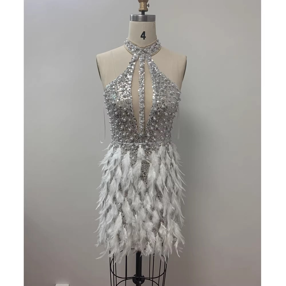 Дамска парти рокля Glamor SS25-Дамска парти рокля Glamor 24'-Thedresscode