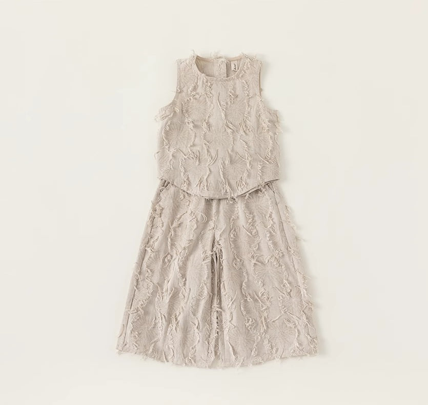 Детски комплект Ruffle ** SALE 25**-Детски комплект Linen Ruffle 24'-Thedresscode