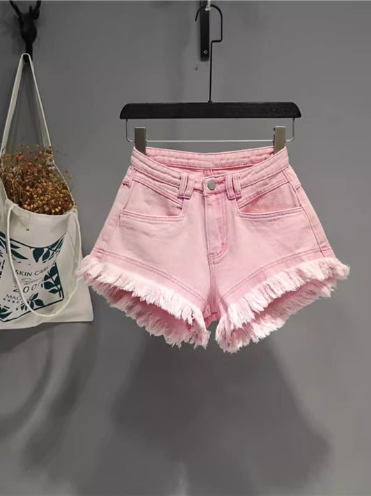 Дамски дънкови къси панталони Summer Vibe 24'-Clothing-Thedresscode