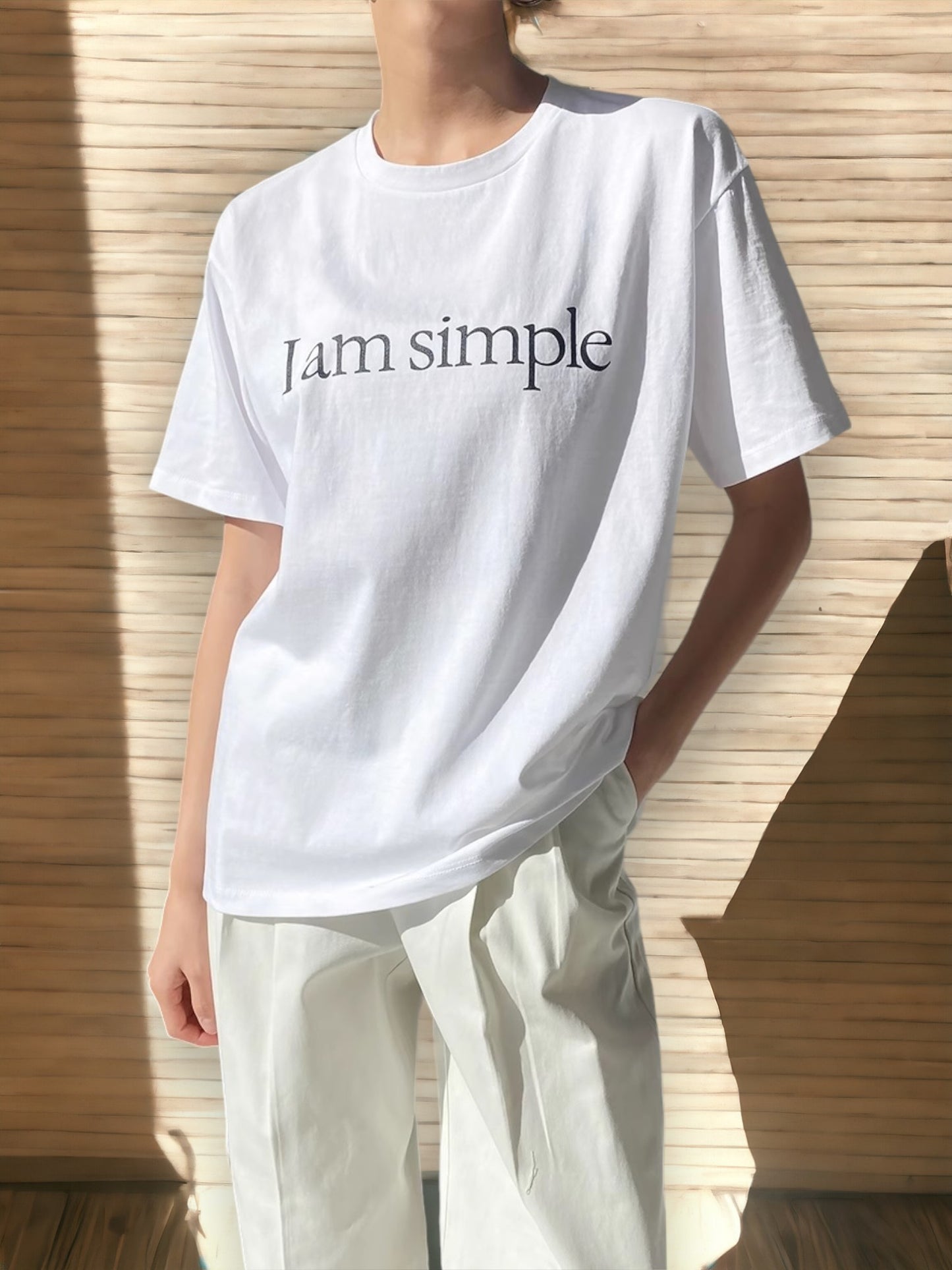 Дамска тениска I am simple 24'-Дамска тениска I am simple 24'-Thedresscode