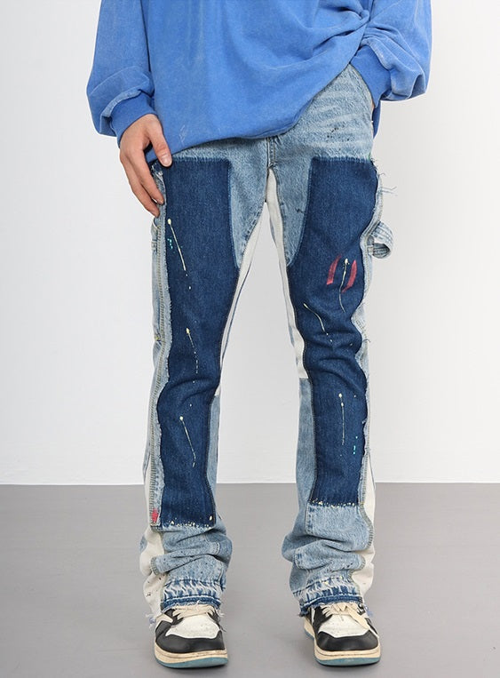 Мъжки дънки Denim Block SS25-https://detail.1688.com/offer/851371085298.html?kj_agent_plugin=aibuy-Thedresscode