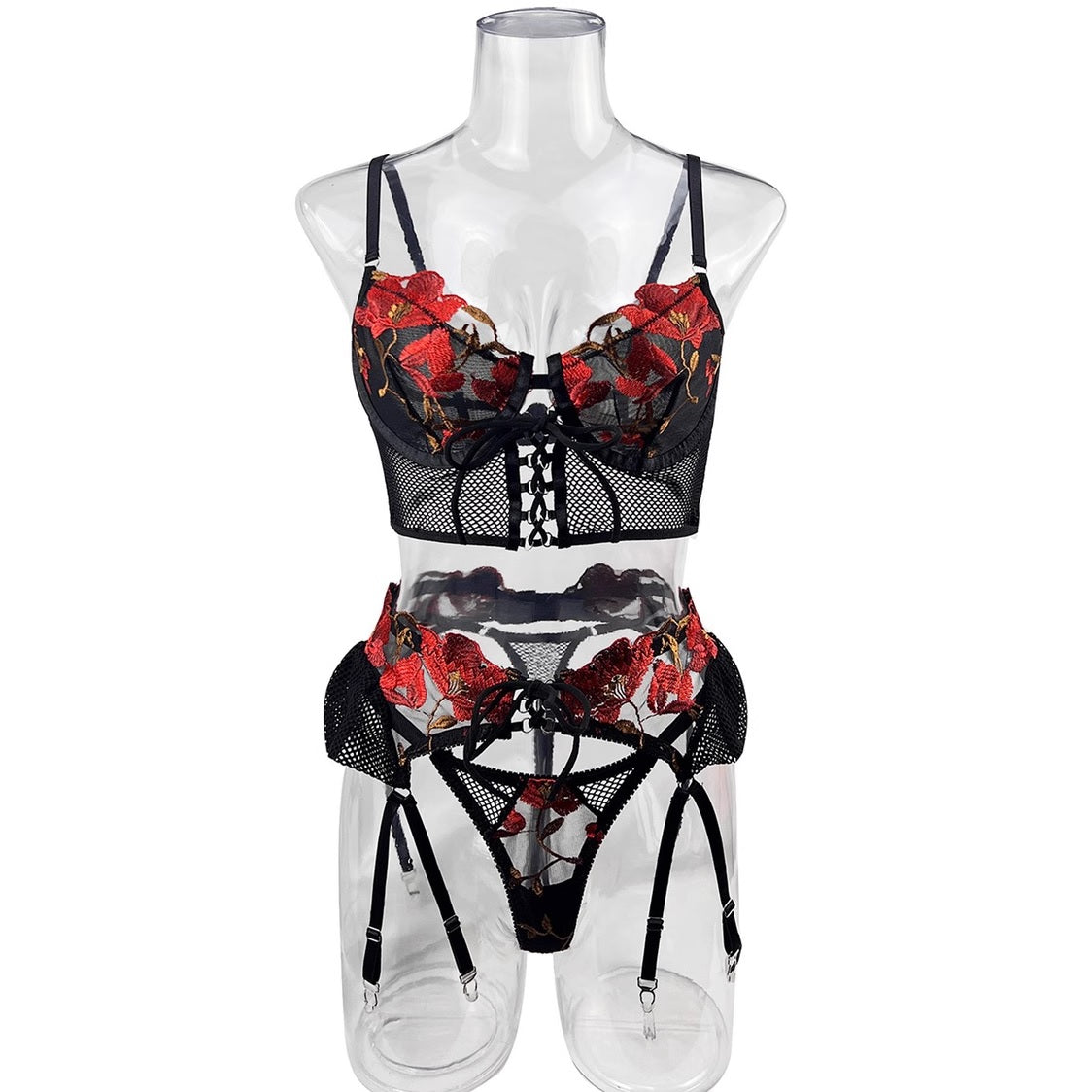 Дамски комплект бельо Sensual Touch SS25-Дамски комплект бельо от три части Sensual Touch24'-Thedresscode