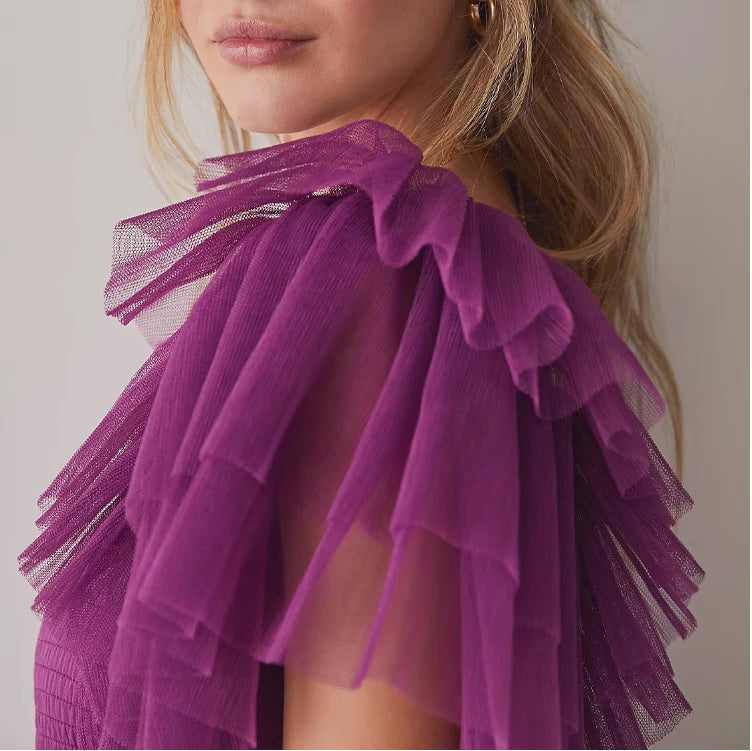 Дамско боди Purple Tulle 24'-Дамско боди Purple Tulle 24'-Thedresscode