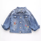 Детско дънково яке Embroidered Butterflies ** SALE 24 **-Детско дънково яке Embroidered Butterflies 24'-Thedresscode