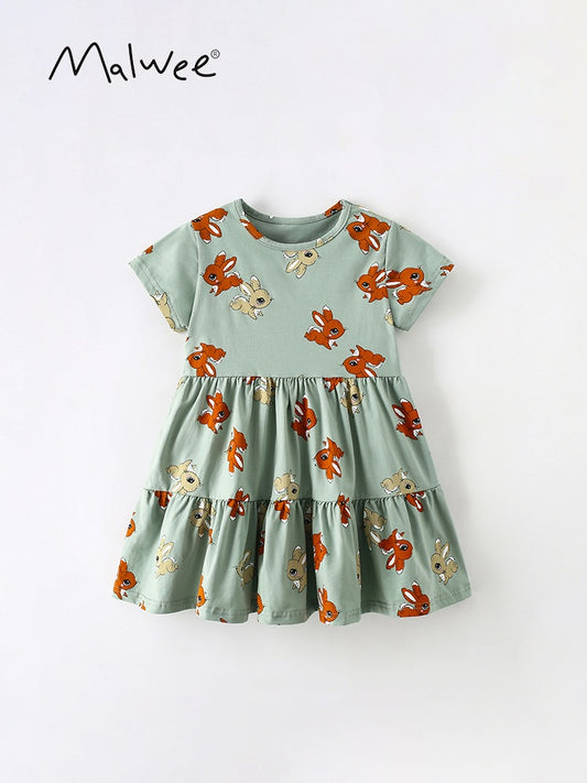 Детска рокля Bunnies 24'-Детска рокля Bunnies 24'-Thedresscode
