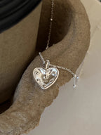 Дамско сребърно колие Diamond Heart 24'-Дамско сребърно колие Diamond Heart 24'-Thedresscode