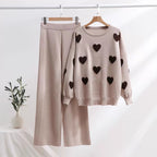 Дамски комплект Knitted Heart FW 2026-Дамски комплект Knitted Heart 24'-Thedresscode
