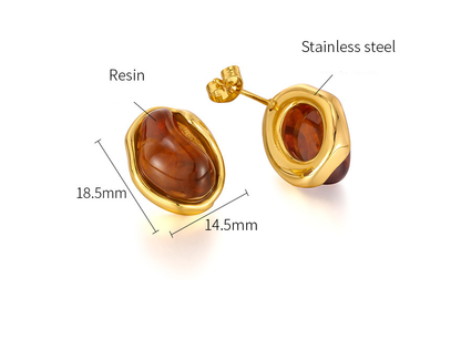 Дамски обеци Caramel Lava SS25-https://detail.1688.com/offer/864971848033.html?_t=1745483847609&spm=a2615.7691456.co_0_0_wangpu_score_0_0_0_0_0_0_0000_1.0-Thedresscode