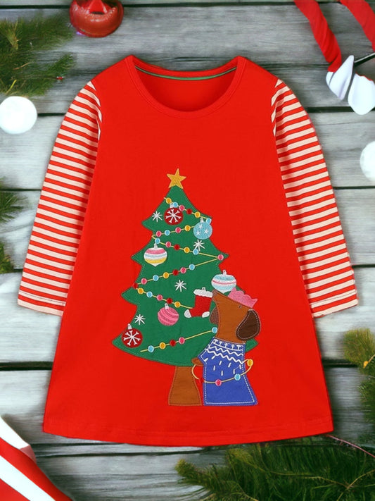 Детска рокля Christmas Tree 24'-Детска рокля Christmas Tree 24'-Thedresscode