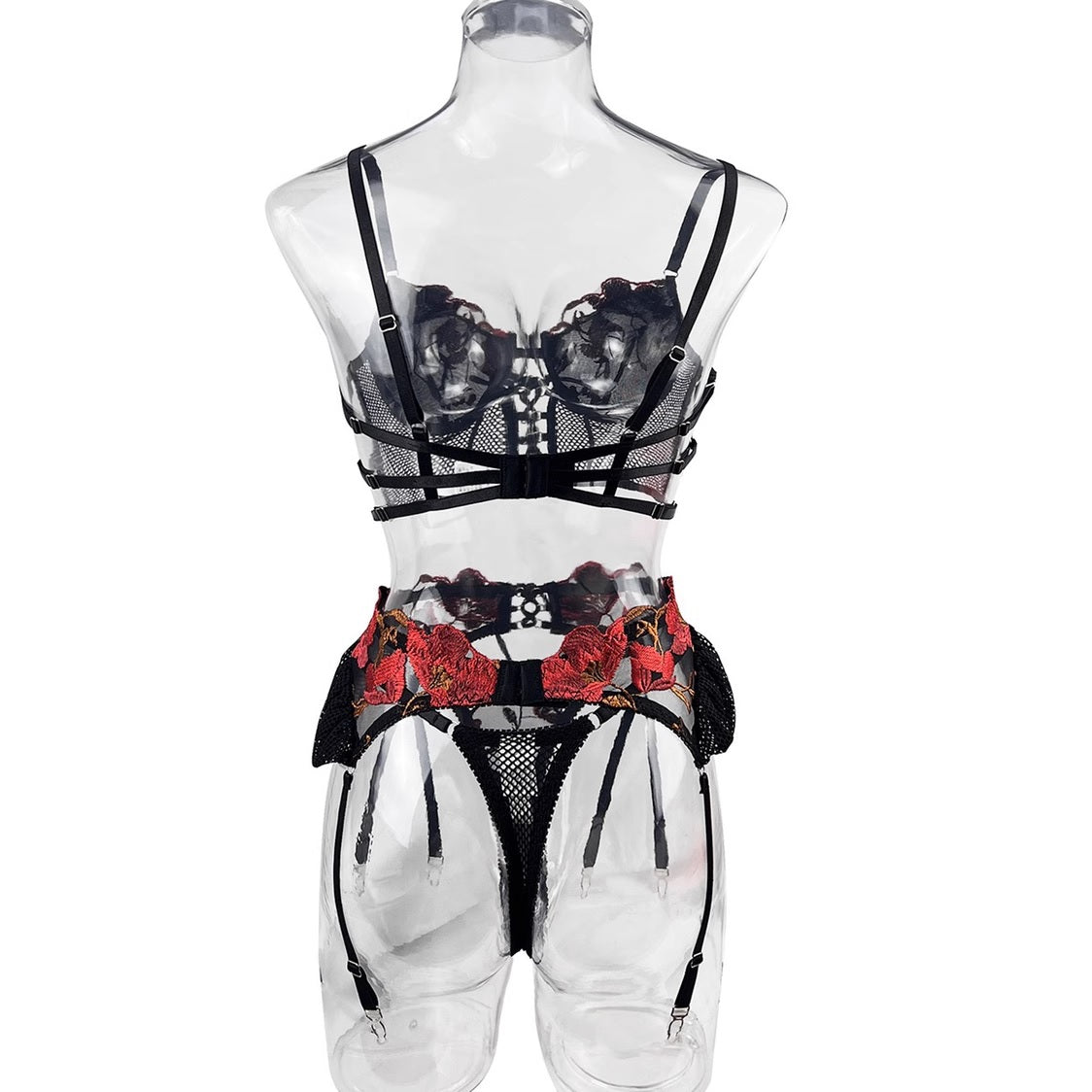 Дамски комплект бельо Sensual Touch SS25-Дамски комплект бельо от три части Sensual Touch24'-Thedresscode