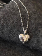 Дамско сребърно колие Diamond Heart 24'-Дамско сребърно колие Diamond Heart 24'-Thedresscode