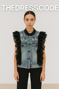 Дамски елек Black Ruffle SS26