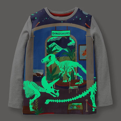 Детска флуоресцентна блуза Jurassic Park 24'-Детска блуза Jurassic Park 24'-Thedresscode
