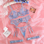 Дамско бельо от четири части Contrasting Lace SS25-Дамско бельо от четири части Contrasting Lace 24'-Thedresscode