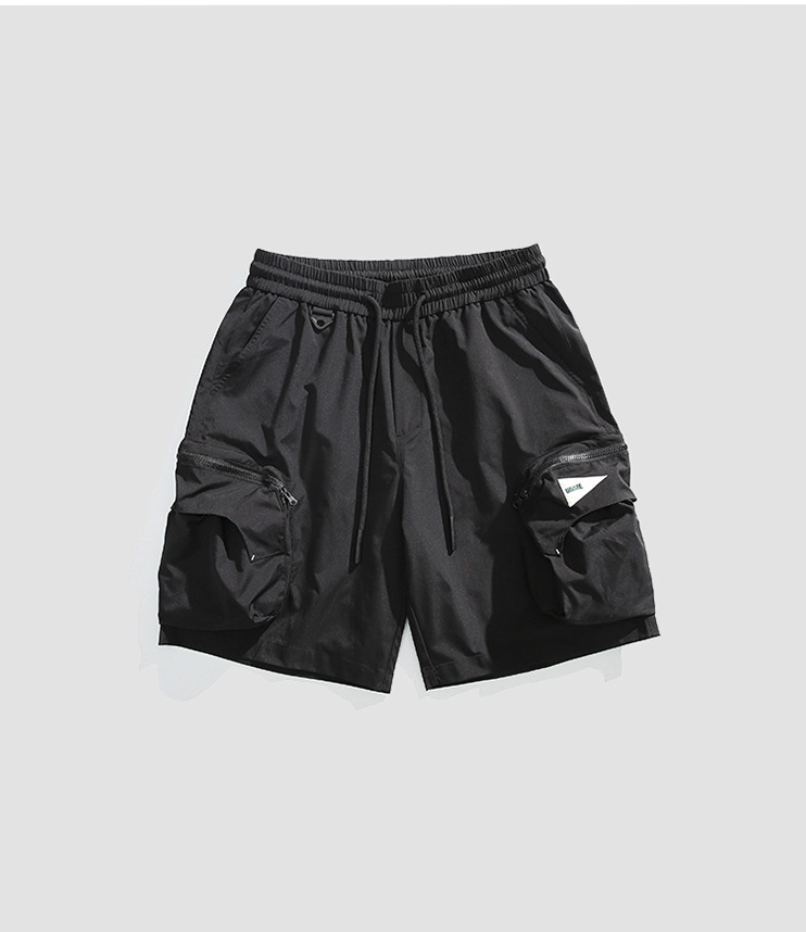 Мъжки къси панталони Black Cargo**SALE 25**
