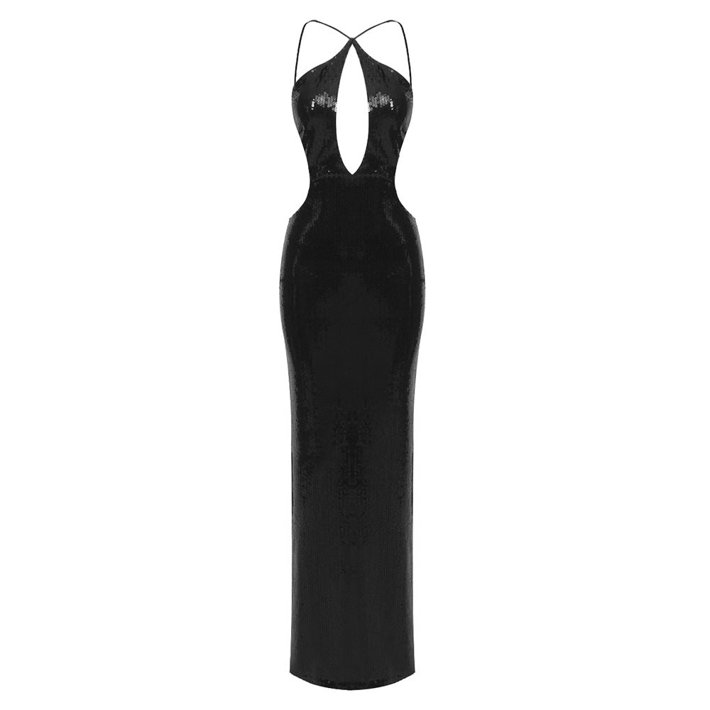 Макси рокля с пайети Darling FW 2026-Макси рокля с пайети Darling 24'-Thedresscode