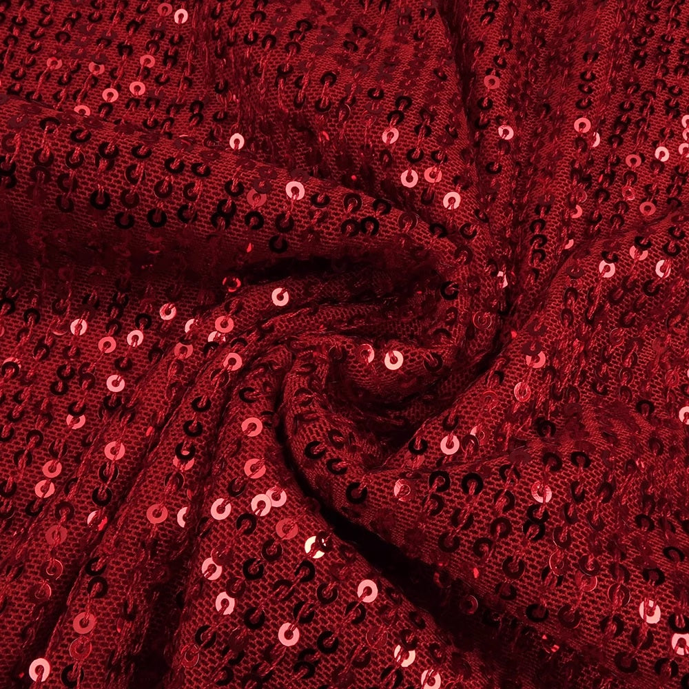 Официална бална дамска пайетена рокля Red Flower 24'-Дамска пайетена рокля Red Flower 24'-Thedresscode