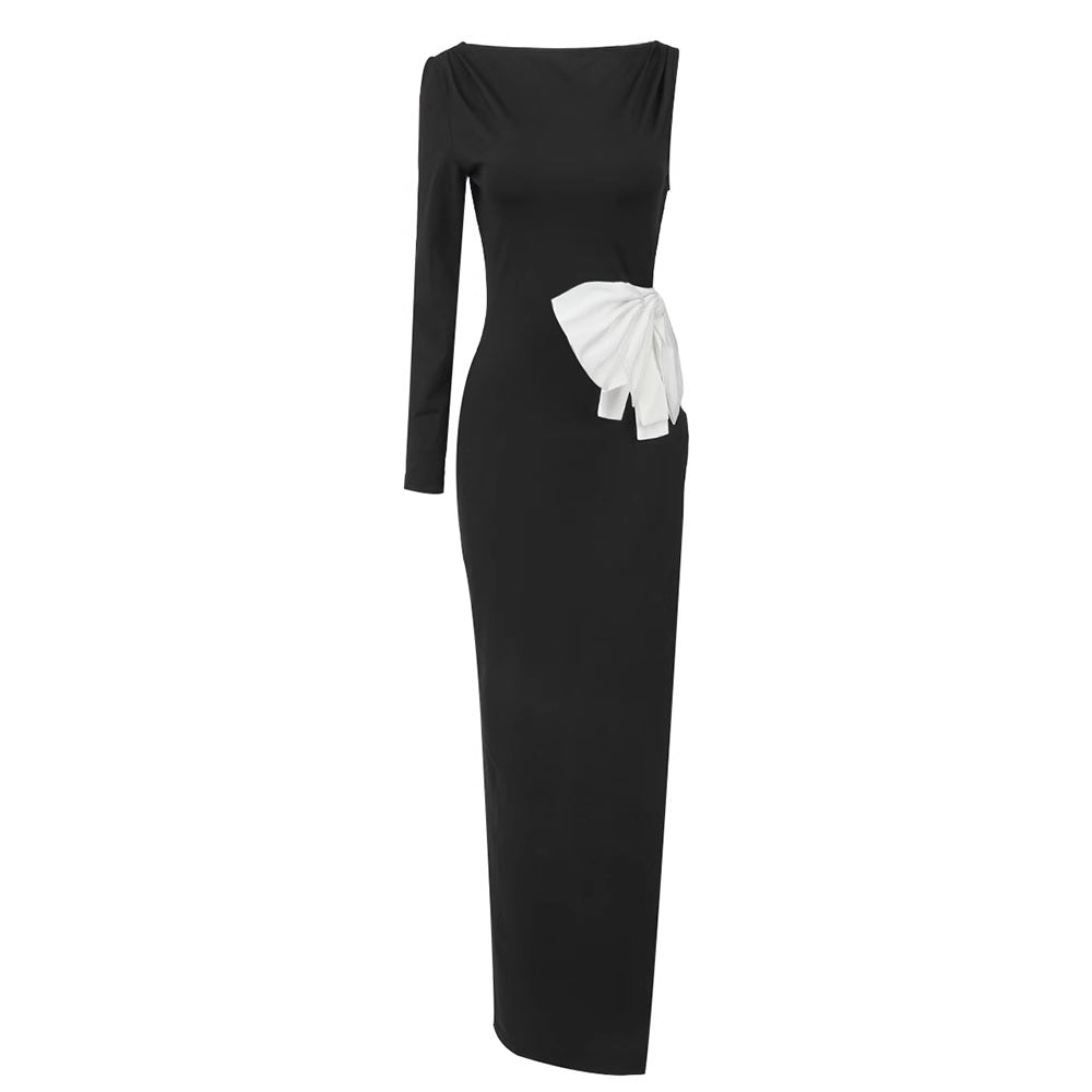 Дамска елегантна рокля White Ribbon 24'-Дамска елегантна рокля White Ribbon 24'-Thedresscode
