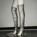 Дамски чорапи Mesh Crystals ASC FW 2026-Дамски чорапи Mesh Crystals 23'-Thedresscode